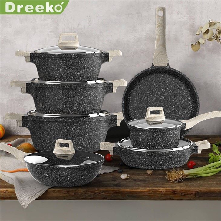 Prémium márványbevonatú edénykészlet