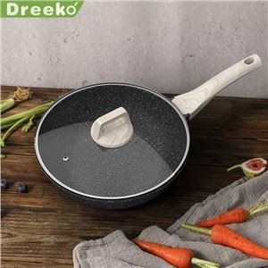 Öntött wok serpenyő