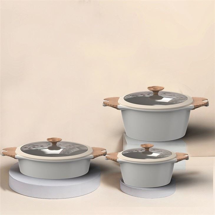 Die-casting Nonstick Casseroles Cookware