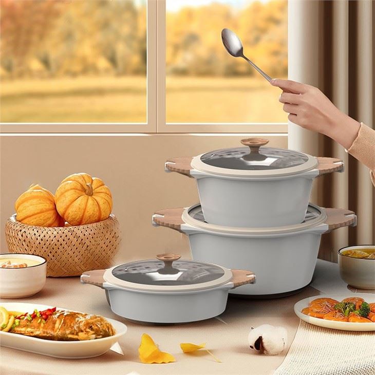 Die-casting Nonstick Casseroles Cookware