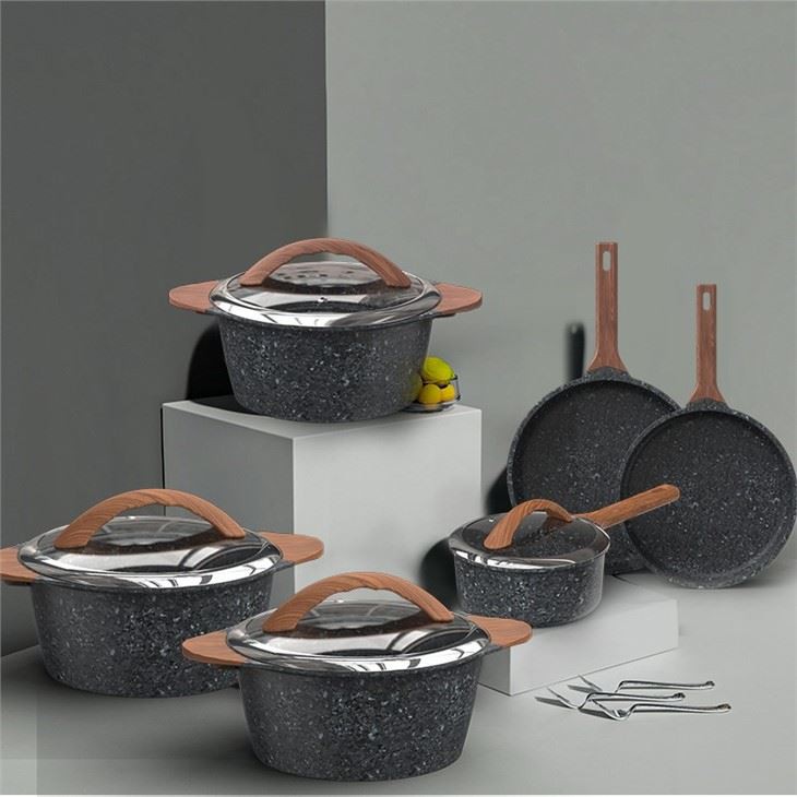 Frying Pan Set With Lids