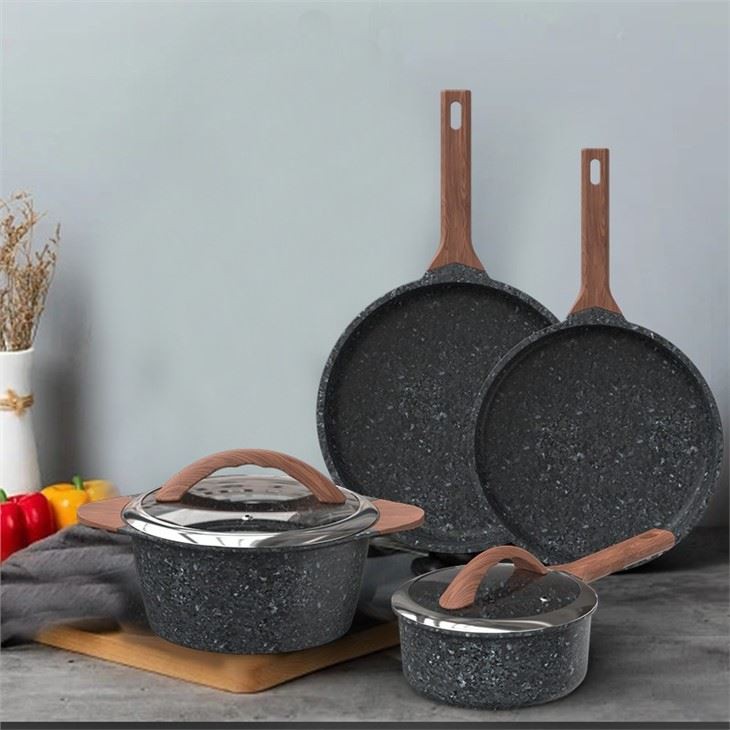 Frying Pan Set With Lids