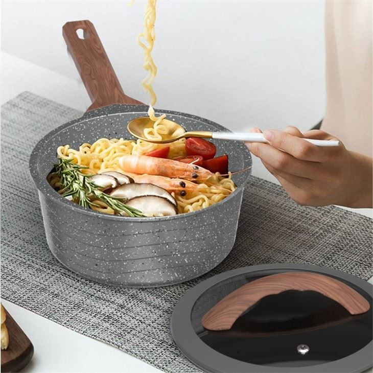 Marble Non Stick Milk Pot