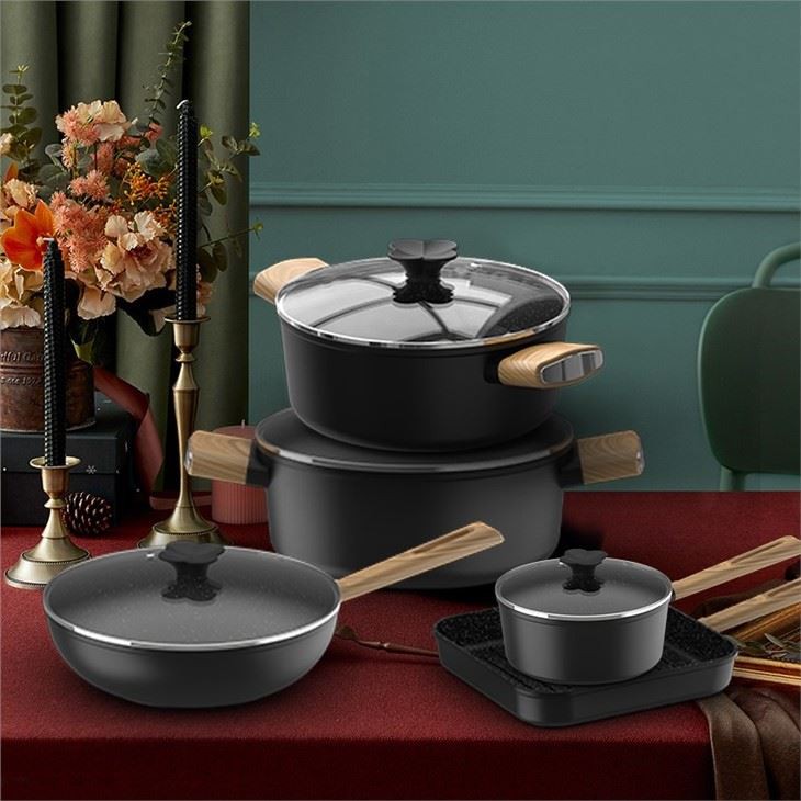 Nonstick Marble Cookware Pots
