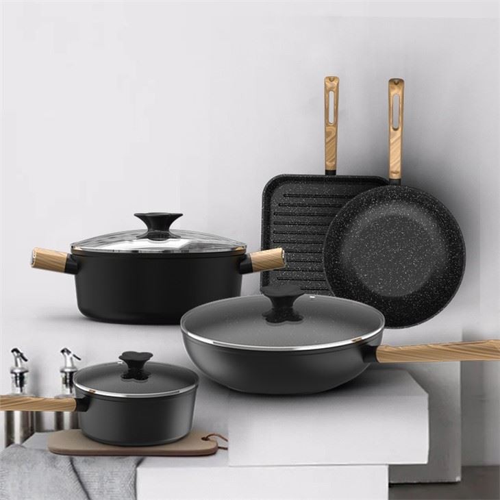 Nonstick Marble Cookware Pots