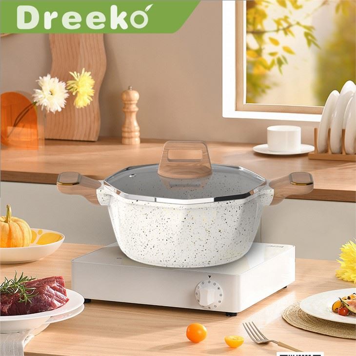 Nyolcszögű alumínium szószos főzőedény