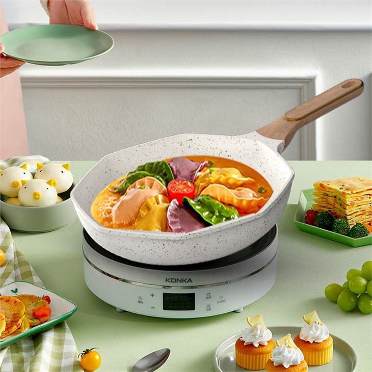 Octagon Frying Pan For Kitchen