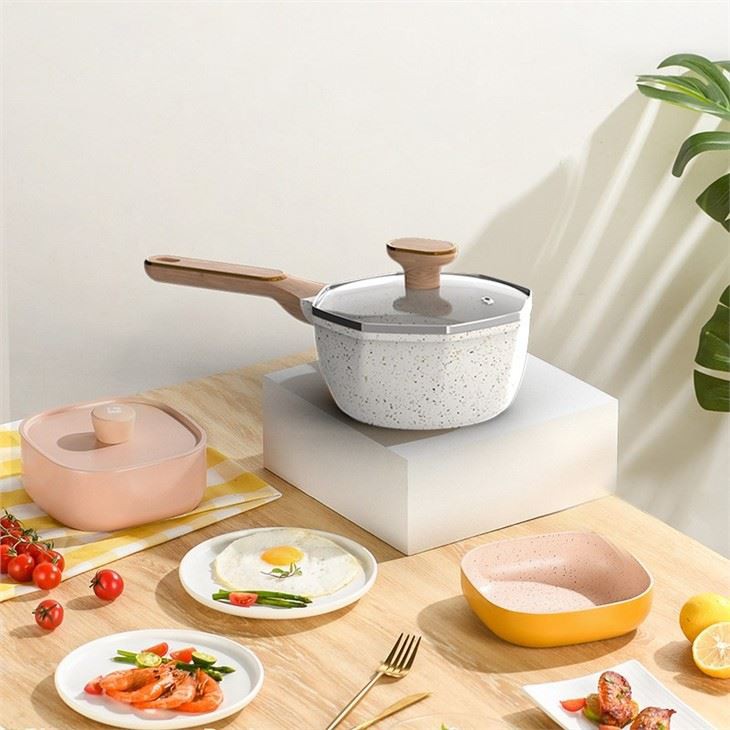 Octagon Non Stick Milk Pot