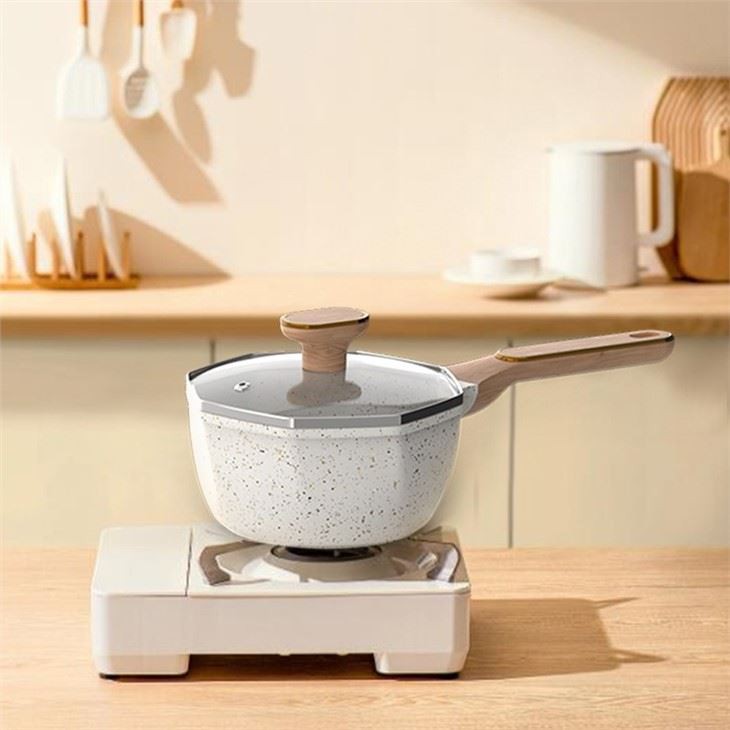 Octagon Non Stick Milk Pot