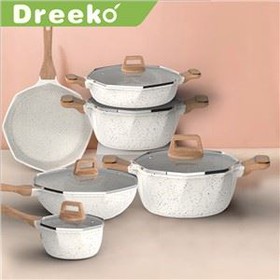 Márvány alumínium tapadásmentes készlet