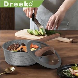 Márvány tapadásmentes tejes edény