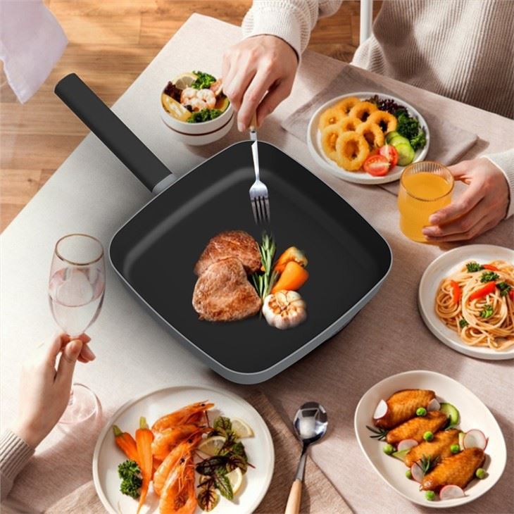 Square Aluminum Grill Pan