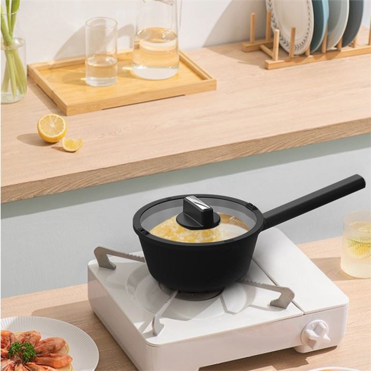 Stretched Milk Pan With Lid