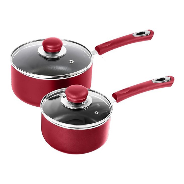 2pcs Sauce Pan Set With Lid
