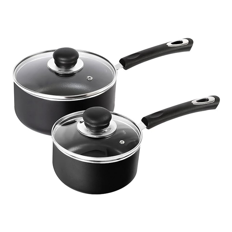 2pcs Sauce Pan Set With Lid