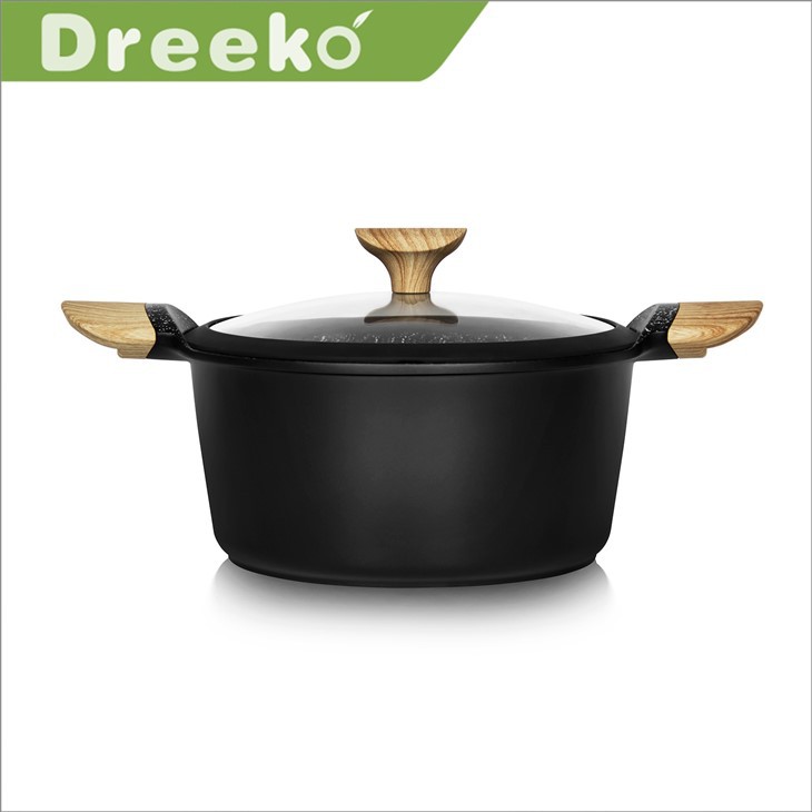 Die Cast Non Stick Cookware Set With Silicone Lid