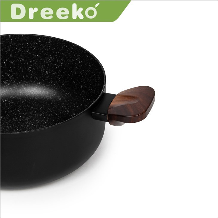 Pressed Cookware With Aluminum Lid