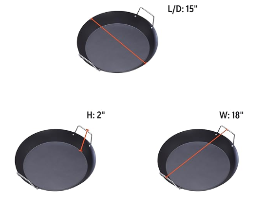 Dreeko Factory Paella Pan Enamaled Steel Ceramic Coating Paella Pan