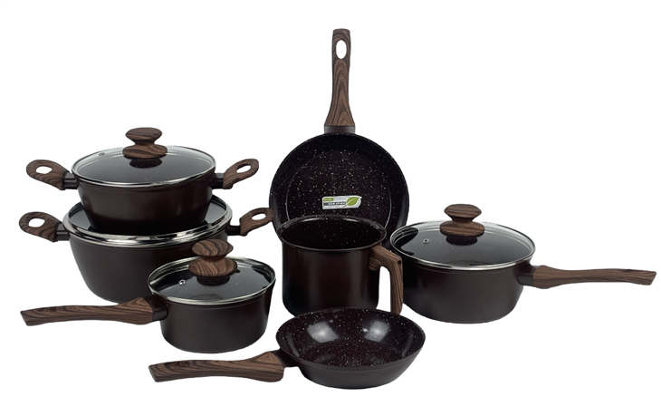 Dreeko Forged Cookeware Set Sauce Pan Fry Pan And Casseroles Factory Wholesales