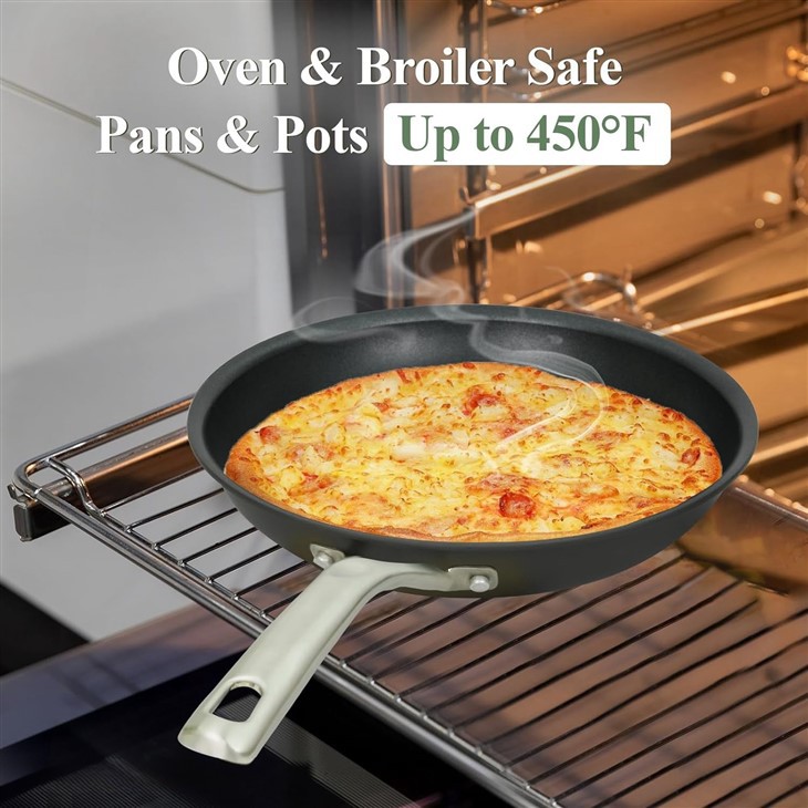 The 4pcs Hard Anodized Aluminum Cookware Set Induction Bottom Wlcome ODM