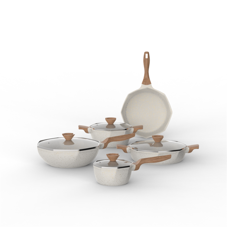 Die-cast Octagonal 9-piece Set