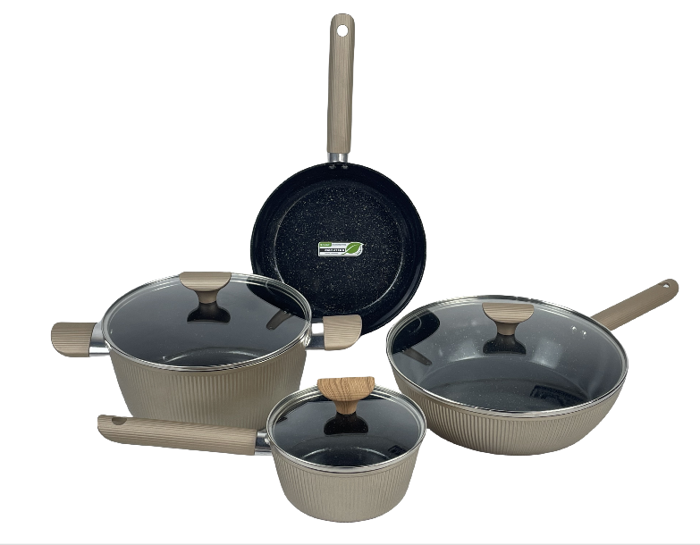 Alumínium edények 7 db függőleges mintázatgyártó