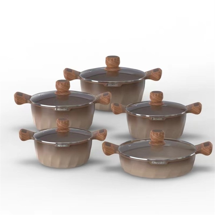 Gradient Spiral Shape With Wood Grain Handle Kit