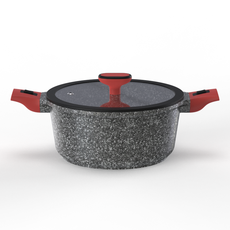 Granite 14-piece Set With Detachable Handle