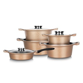 Öntött gyémánt stílusú 10-darabos készlet