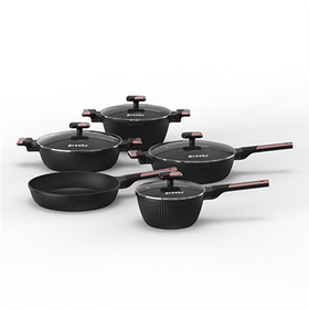 Öntött függőleges vonalak PFAS{0}}ingyenes edénykészlet