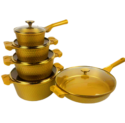 Konyhai edények Diecasting Casseroles Set Saute Ser