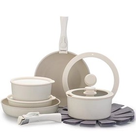 Préselt bézs leszerelhető edények