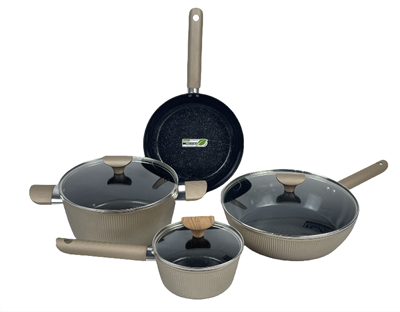 Alumínium edények 7 db függőleges mintázatgyártó