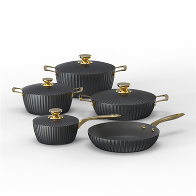 Luxus öntött-tapadásmentes{1}}indukciós alsó