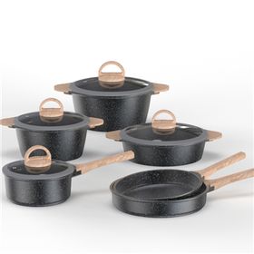 Új design, személyre szabható öntött edénykészlet