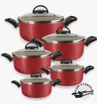 Konyhai edények szett rakott nagykereskedelem