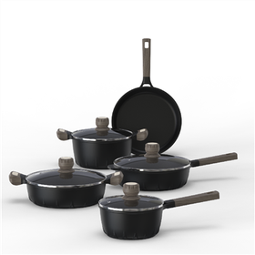 Tapadásmentes edénykészlet Környezetbarát bevonó edény- és serpenyőkészlet