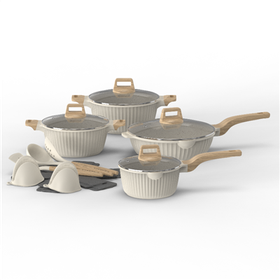 Dreeko függőleges csíkos öntés főzés bézs nagykereskedés új stílus