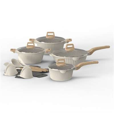 Dreeko függőleges csíkos öntés főzés bézs nagykereskedés új stílus